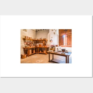 Chambord Castle Kitchen (Left Side) - France Posters and Art